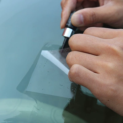 Glass agent repair tool long crack