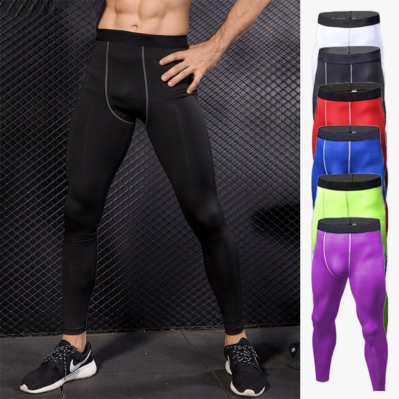 Struggle Source Factory Трансграничные спортивные колготки Мужские дышащие леггинсы для бега Быстросохнущие брюки для фитнеса Мужские