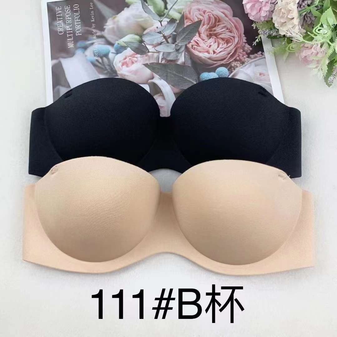 Extranjero solo nuevo brillante ropa interior sin costuras de espesor medio de alta calidad push up multi-color multi-tamaño sujetador inalámbrico sujetador invisible