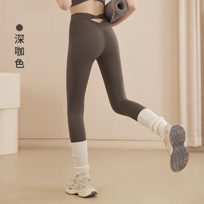 伊泽尔新款瑜伽裤女跑步微弹紧身可外穿健身长裤瑜伽服普拉提训练|undefined