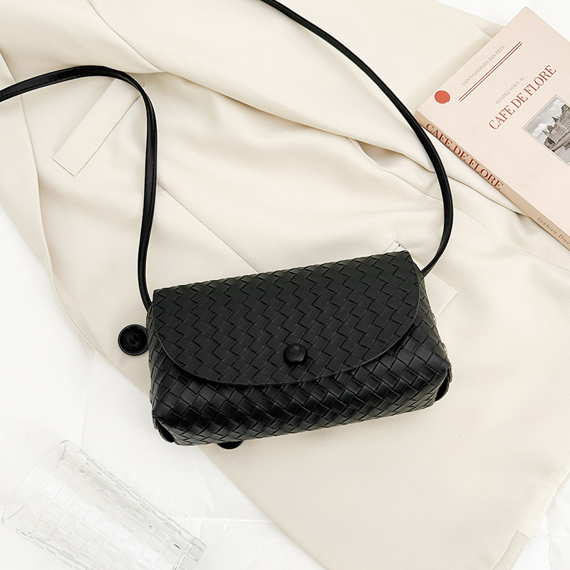 Korean Style Simple Cheap Women's Bag Fashion All-match Factory Straight Hair Texture Casual High-end Crossbody Shoulder Small Square Bag