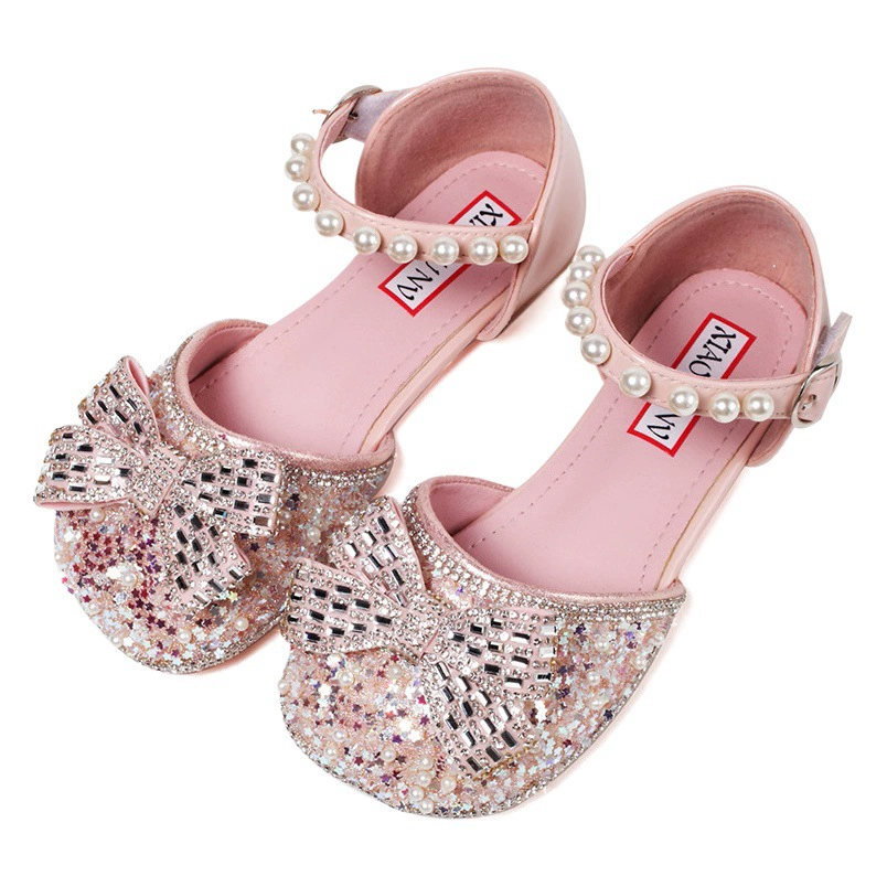 Принцесса обувь для девочек на мягкой подошве сандалии