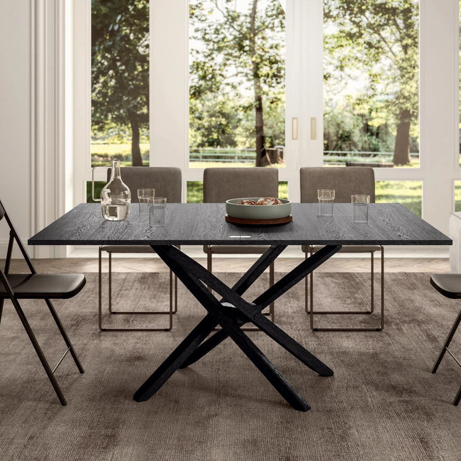 Mesa de centro de madera maciza sala de estar 2024 nuevo estilo de lujo ligero, alta gama, apartamento pequeño, mesa de comedor plegable elevadora, mesa de comedor integrada de doble uso