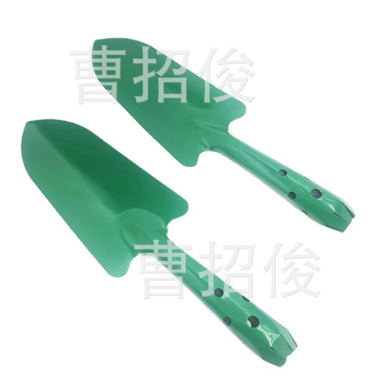 铁铲子 连体多色花铲 连体式 圆型 大花铲/园林铲/园艺铲2元配货