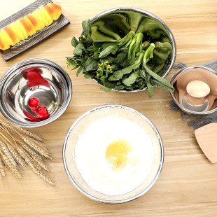 304 stainless steel bucket soup basin egg beating basin mixing baking basin seasoning basin and flour kneading basin mixing tank