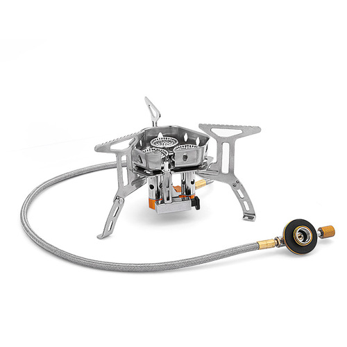 Outdoor portable stove vaporizer camping cooker camping mini cassette stove fierce fire gas stove to boil water and cook rice