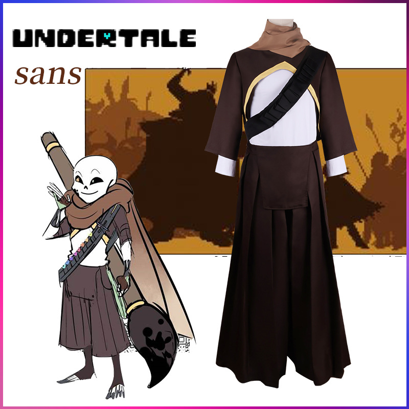 ¡Según la leyenda, Cos servicio de tinta undertale! Sans Cosplay anime traje elemento secundario traje