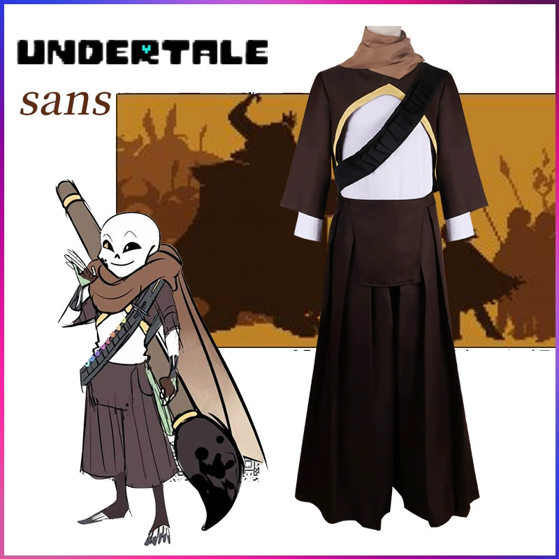 Под легендой, COS сервис Undertale Ink!sans косплей аниме одежда двухмерный набор
