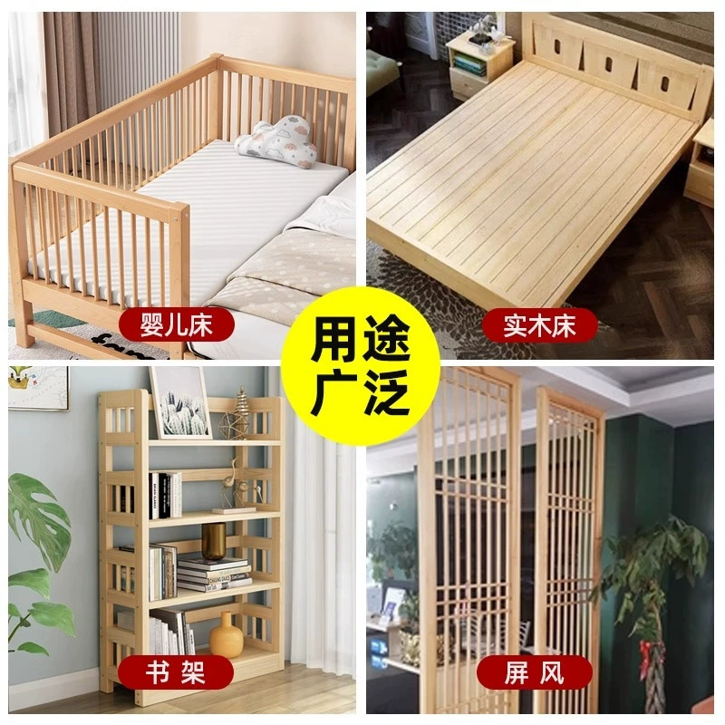 Деревянные рейки, массив дерева, квадратные длинные рейки из pine, декоративная килевая прямоугольная ручная работа для журналов DIY бревно маленькие рейки