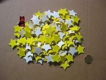 星星合集 兒童獎勵貼五角星貼紙 卡通幼兒園海綿貼泡沫裝飾表揚貼