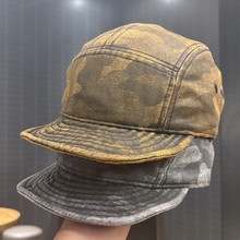 美式复古迷彩户外轻薄时尚平檐帽男女潮流街头嘻哈遮阳防晒鸭舌帽