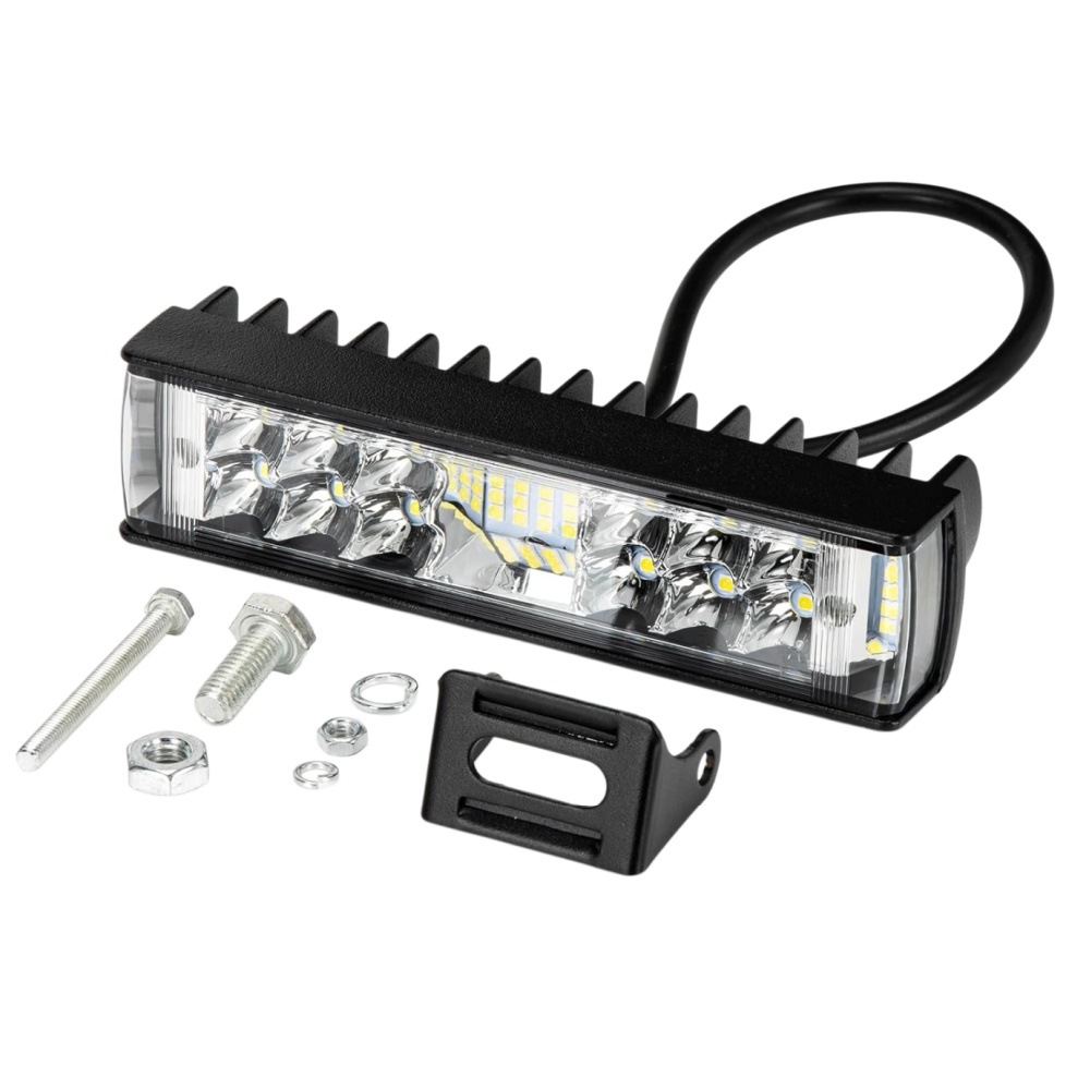Suitable for Light Bee Sur-Ron Off-Road Electric Motorcycles, Dual-Row Three-Sided Spotlights, 12V Strong Light Waterproof Front Bumper Light