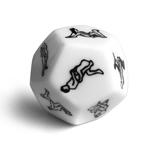 Foreign trade SM 12-sided night-luminous erotic pose dice adult couple sex toy supplies