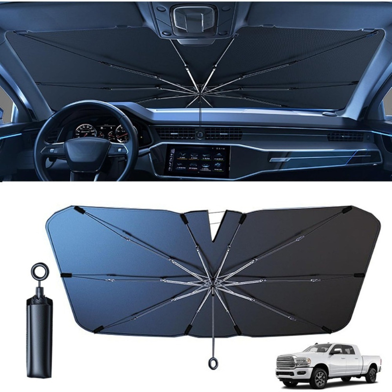 Summer Car Sunshade Pull-Tab Convenient Car-Mounted Front Sunshade Sun Protection and Heat Insulation Car Sunshade Curtain Wholesale