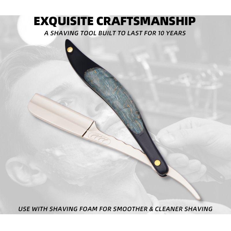 Feather Blade Razor Old-Fashioned Manual Razor Shaving Razor Barber Shop Shaving Safety Knife Holder