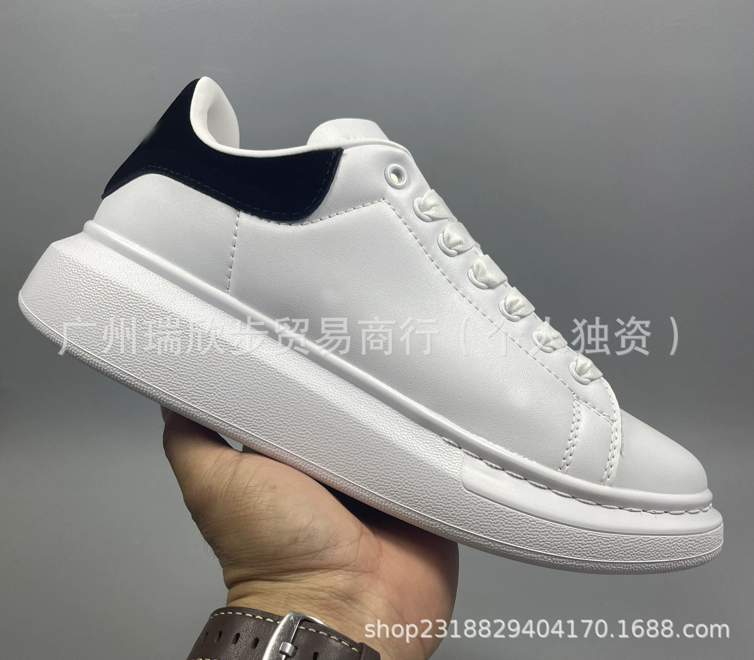 Высокий комфорт спортивной повседневной обуви для мужчин и женщин, платформа для отдыха, белая обувь