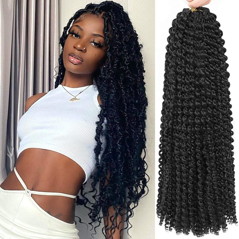 European and American Passion Twist Crochet Braids Hair chemical fiber wig crochet dirty braid single strand
