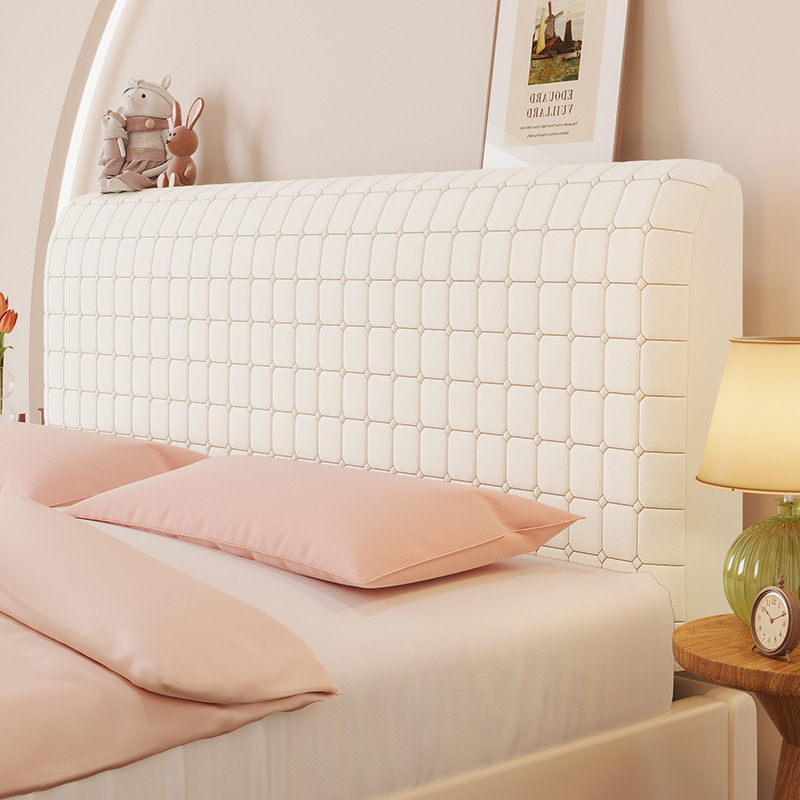 Funda acolchada gruesa de alta gama para cabecero de cama, funda protectora universal antipolvo de cobertura completa y suave para cama de madera, nuevo modelo 2024.