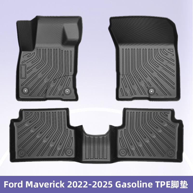Es adecuado para Ford Maverick 2022 - 2025 combustible 3D todo el tiempo TPE cojín de piso para automóviles