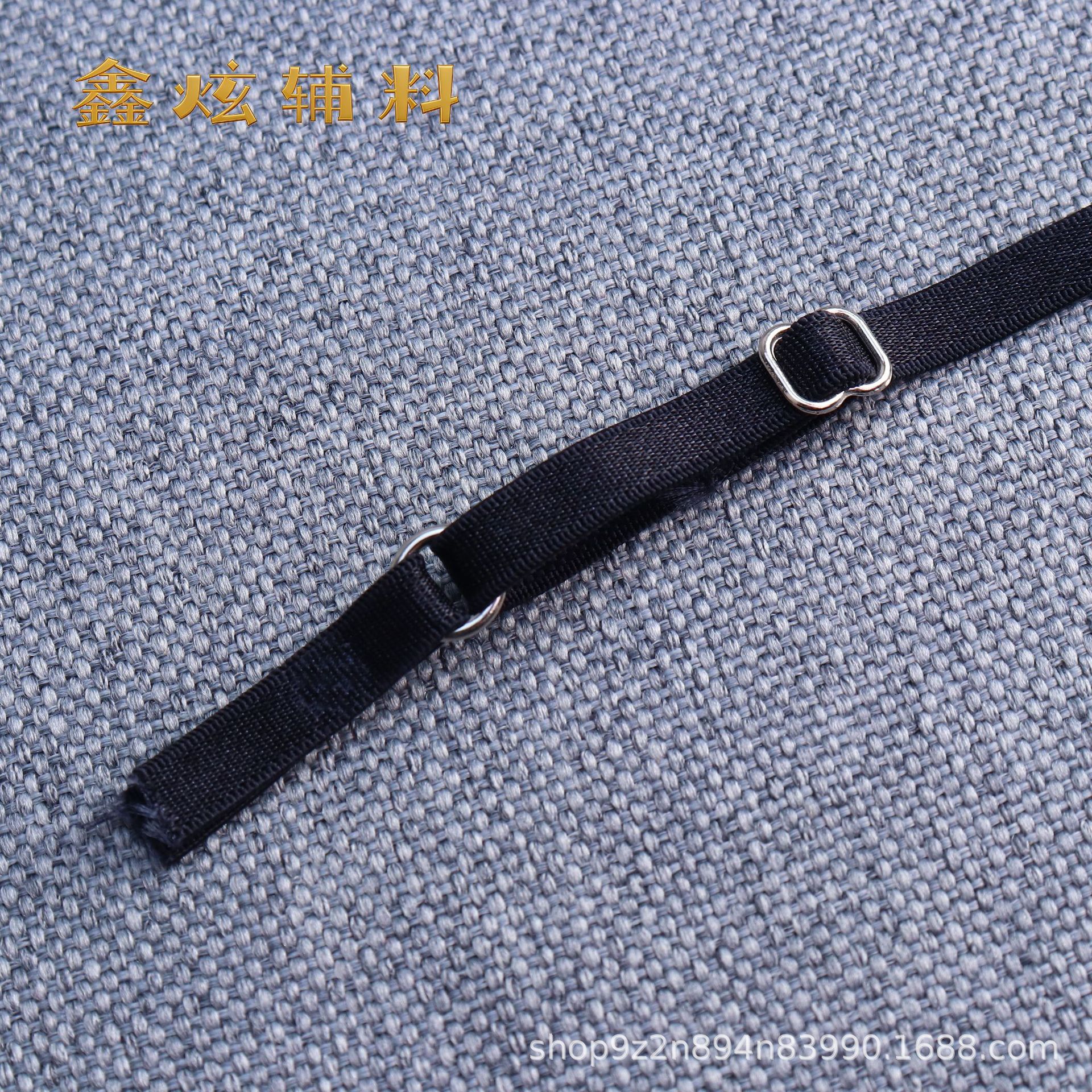 (실버 버클) 폭 0.6cm * 길이 36cm 블랙 (6861 모델 A22) * 1개