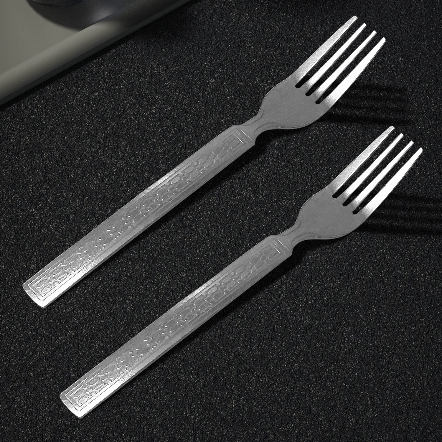 Прямые поставки с фабрики из нержавеющей стали утолщенная Корейская вилка с длинной ручкой Западная еда Основная вилка десертный салат торт вилка фруктовая вилка