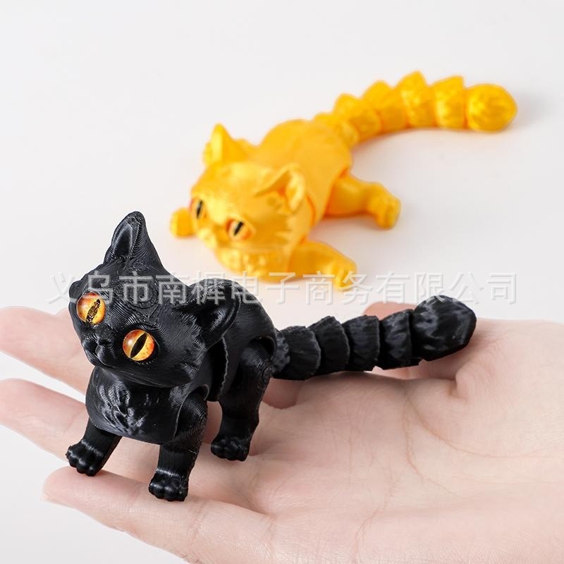 3D打印可爱小猫咪萌宠桌面摆件手办模型新品玩具跨境地摊批发代发|undefined
