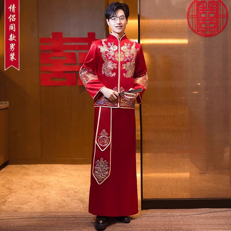 秀禾服中式新娘结婚礼服2025新款敬酒服重工嫁衣出阁服|undefined