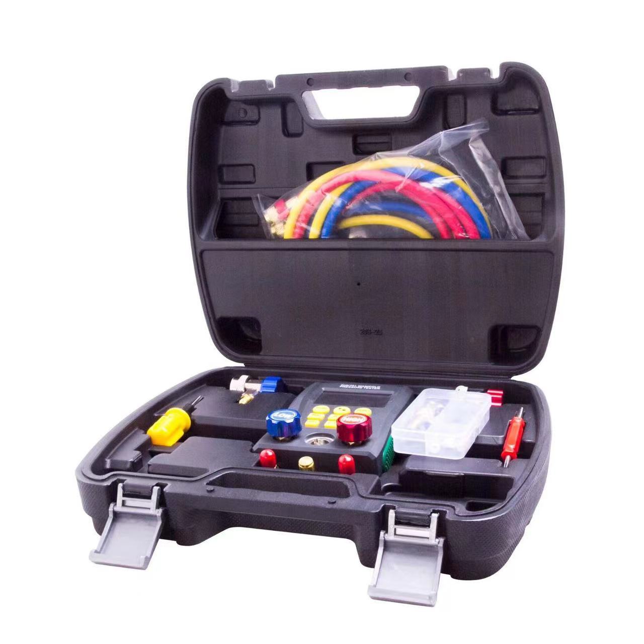 数字式暖通空调真空压力表歧管制冷剂压力表设定温度泄漏空调测试