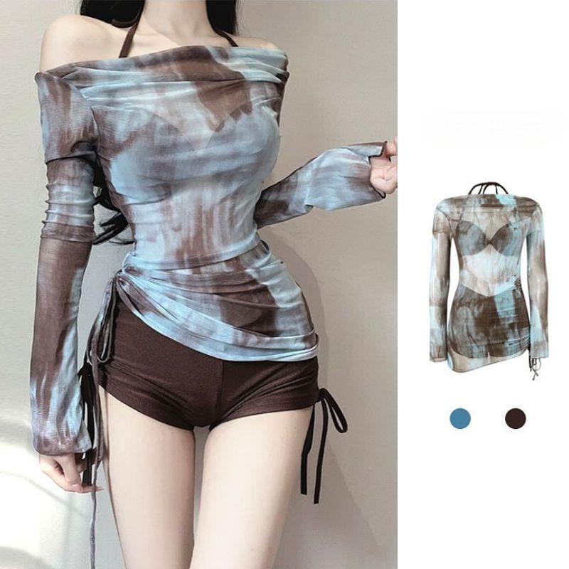Vacation Two-Piece Bikini Set for Women, Sexy and Slimming, Covers the Belly, New Style for Hot Springs Vacation Two-Piece Bikini Set for Women, Sexy and Slimming, Covers the Belly, New Style for Hot Springs