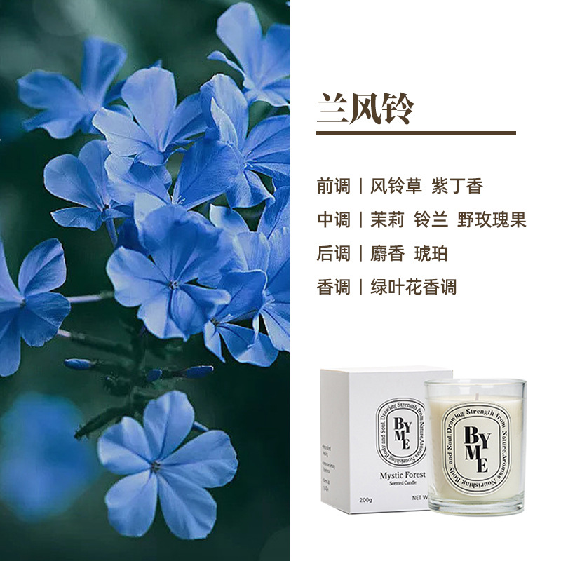 Byme cera de soja aromaterapia vela gran capacidad planta aceite esencial aromaterapia decoración interior avanzada mano traje regalo