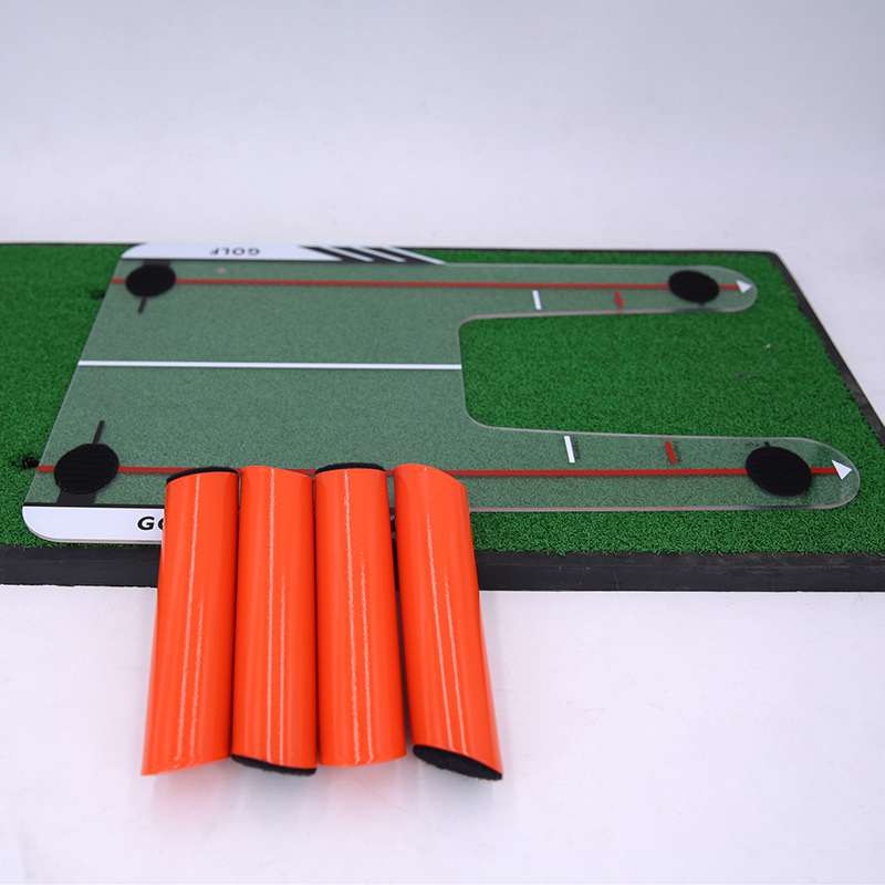 FUENTE Fábrica al por mayor Golf Swing Trainer ajustable ángulo putter corrector entrenador de golf