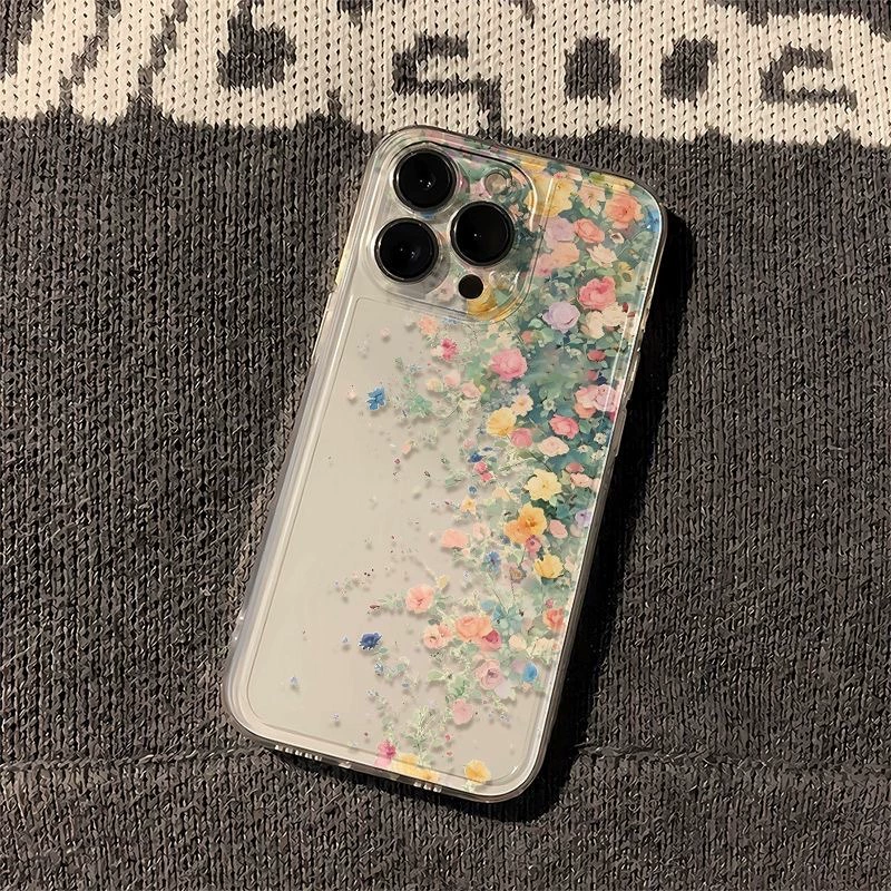 Apple, прозрачный совместимый чехол для телефона, защитный чехол, space iPhone 11, iphone, цветочный принт, защита от падения