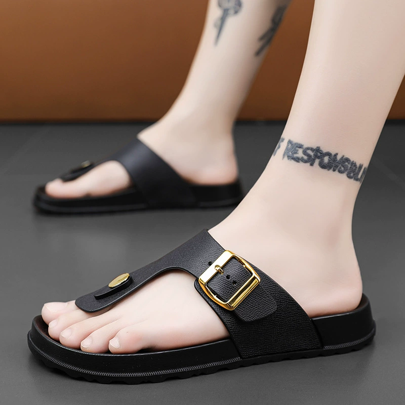 Мужские модные тапочки Birkenstock, новые летние шлепанцы для верхней одежды, нескользящие высококачественные шлепанцы для спорта и отдыха