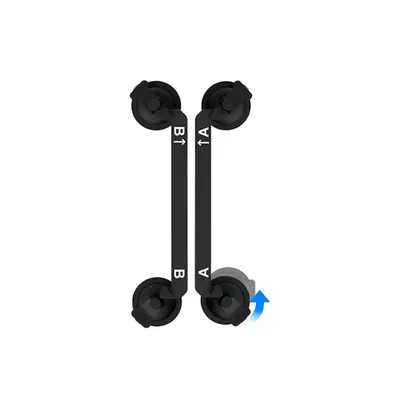 Amazon's Best-Selling Mini Sunroof Suction Roof rack - black-bracket