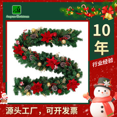 2.7メートルクリスマス藤条階段手すり用暗号化クリスマス藤条デパートホテルショーウインドー店舗シーン配置