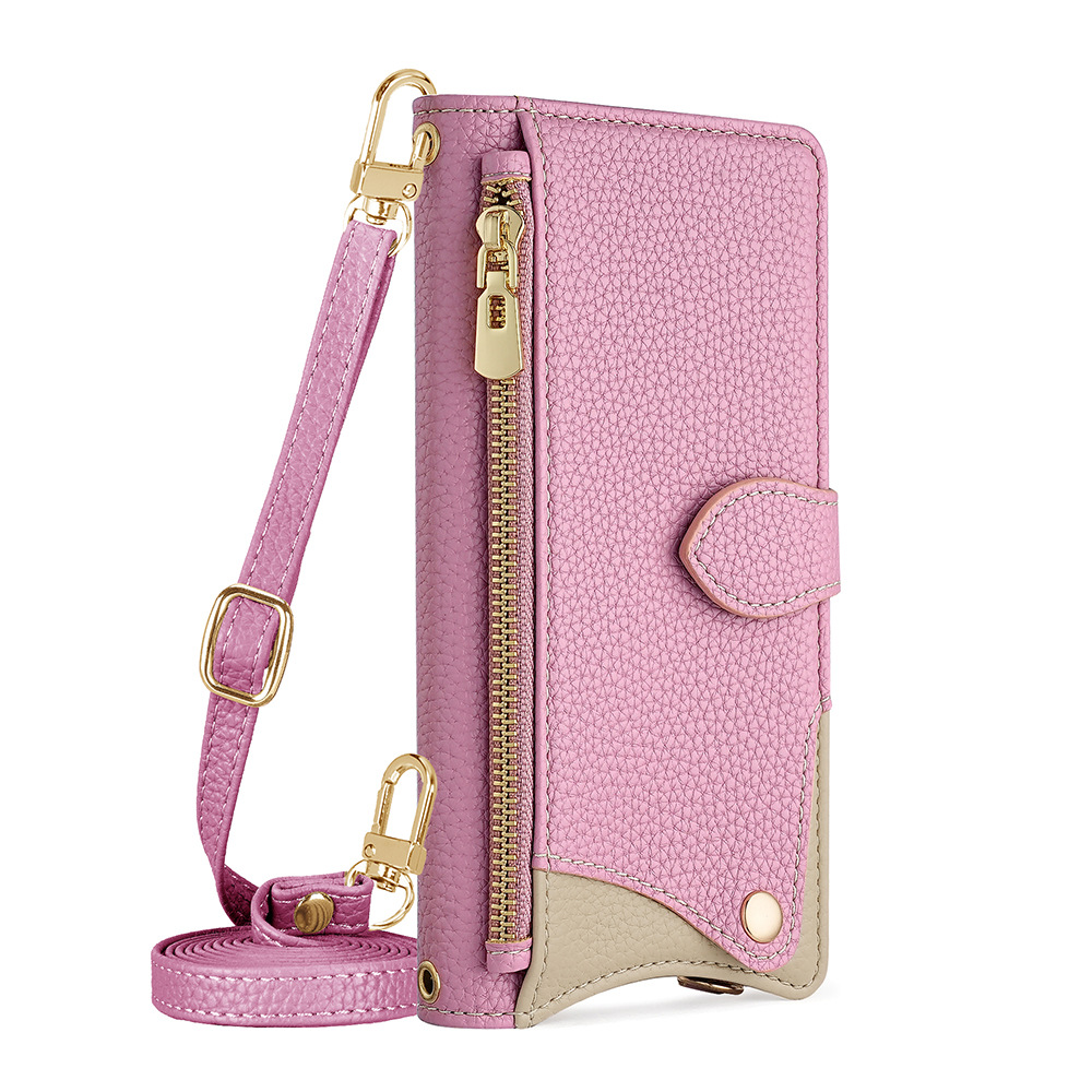 适用荣耀500pro迷你镜多功能手机套honor200鱼尾钱夹手机保护壳