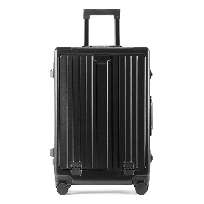 トロリーケース、機内持ち込み用スーツケース、20inchアルミフレーム旅行用スーツケース、パスワードロック付きスーツケース、クロスボーダー前開きスーツケース、印刷、卸売、カスタム|undefined