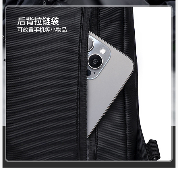 2024 Spring Sports chest backpacks, cross-border wholesale USB charging port bags, men's crossbody bags, fashionable single-shoulder bags undefined