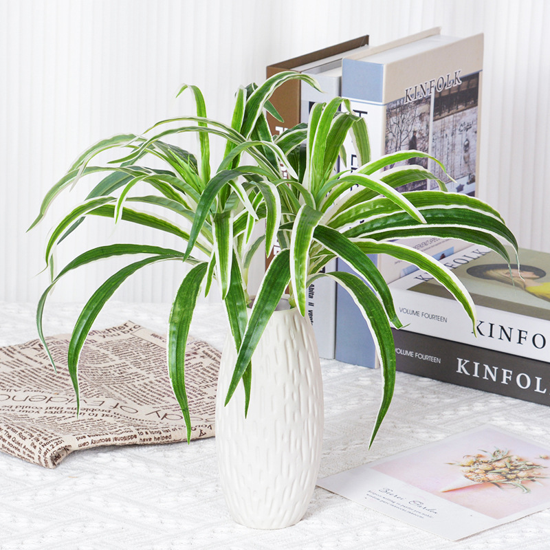 Simulated plant wall green wall floral arrangement accessories wall landscape decoration fake leaves hanging orchid grass single simulated hanging orchid