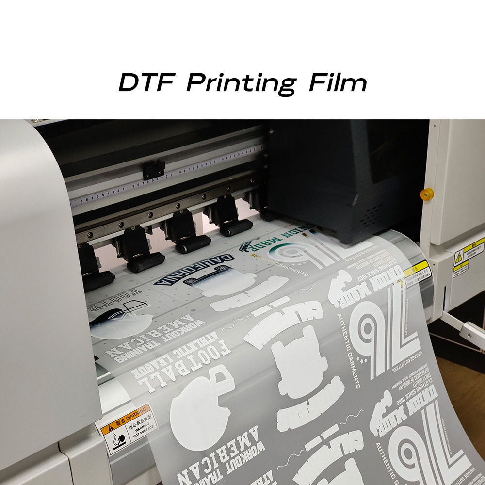 Nuevo algodón hilado poliéster bobina de inyección tinta impresora impresión mate DTF tinta blanca estampado en caliente película al por mayor