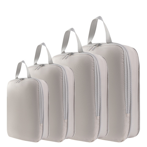 Travel Storage Bag & Compression Set: 4-Piece Essential Kit for Packing, Organizing Clothes, Toiletries, and Baby-Prep Items in Your Suitcase