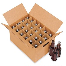 定制印刷酒水打包啤酒 紅酒葡萄酒紙盒 白酒正方形紙箱紙箱子定做