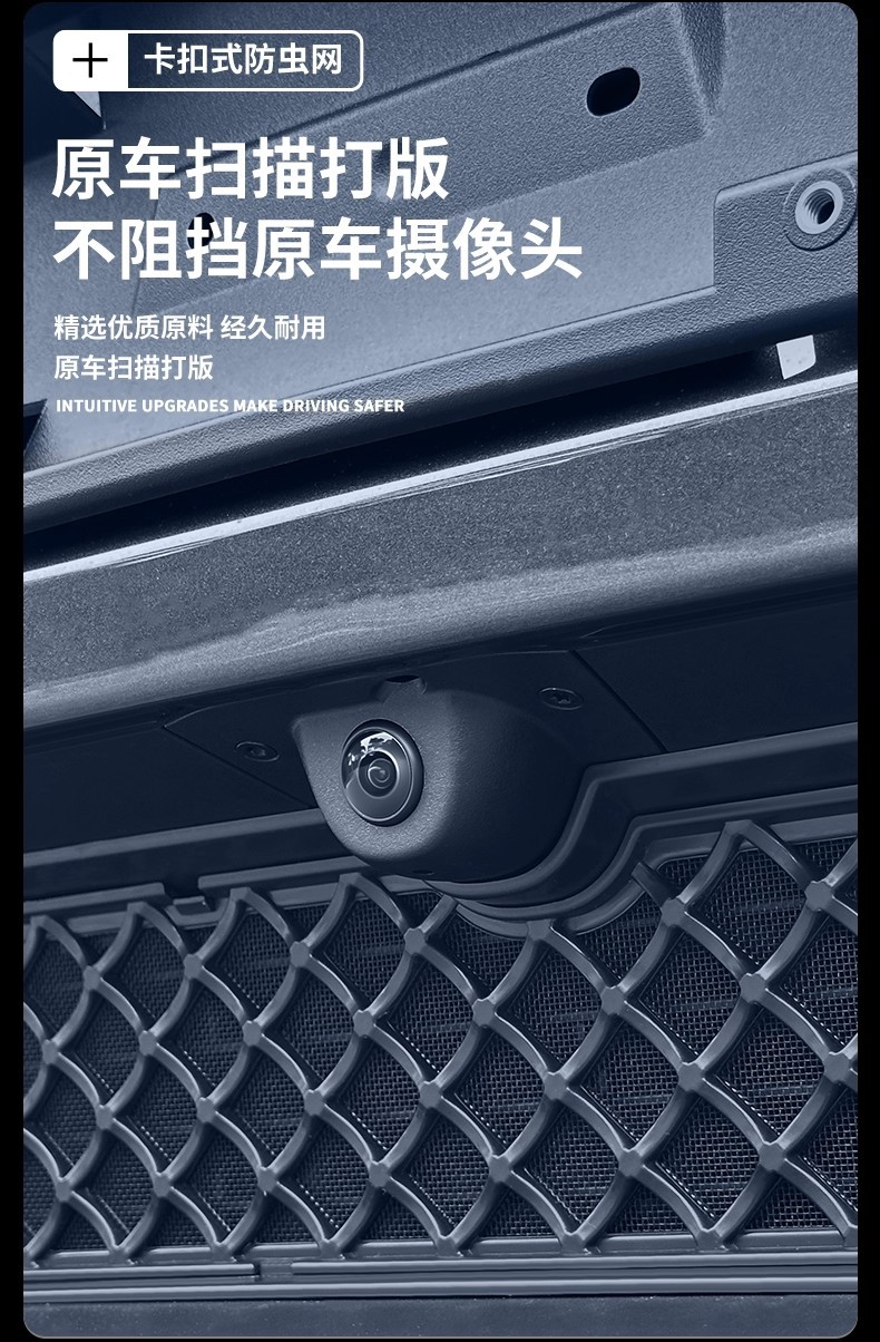 Suitable for the New Version of Tesla Model 3 Highland Removable Central Air Inlet Protective Cover Insect-Proof Net