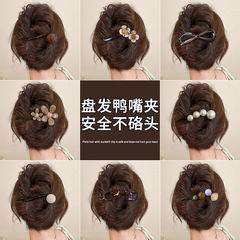 レイジーヘアクリップ、ワンラインクリップ、フェミニンなヘアクリップ、ツイストクリップ、後頭部ヘアクリップ、ヘアクリップ、アヒル口クリップ、ヘアクリップ