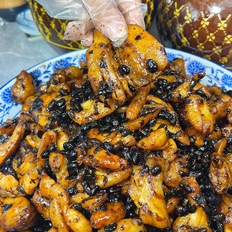 江西特产半干豆豉姜微甜微酸新鲜嫩仔姜芽休闲零食罐装新鲜生姜