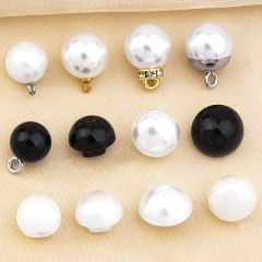 珍珠紐扣高端時尚精緻針織衫毛衣開衫襯衫扣子女士高檔蘑菇扣配件