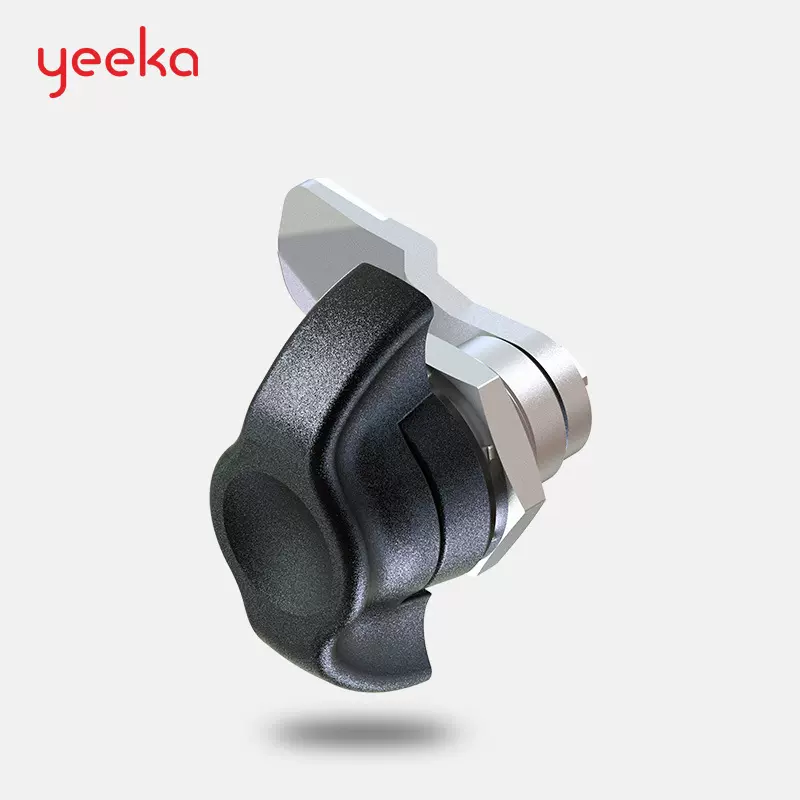 一卡yeeka 电控柜锁机柜配电箱锁机箱锁门锁直角转舌锁机械锁1404