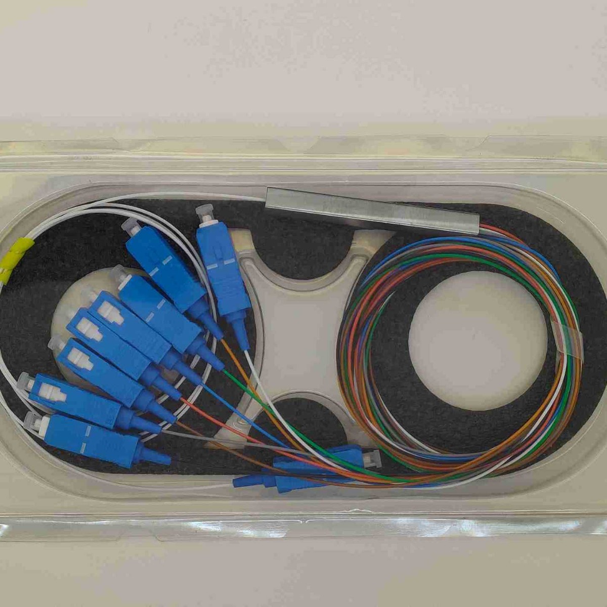 PLC分路器1*8微分光纤分路器电子光纤跳线