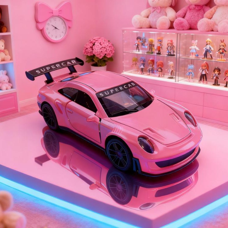 Mercedes-Benz GTR Porsche Lamborghini McLaren modelo de automóvil de aleación simulación de carreras adornos colecciones de regalos de automóviles