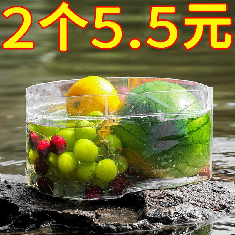 Складной умывальник для улицы, портативный большой прозрачный умывальник для путешествий, ведро для стирки